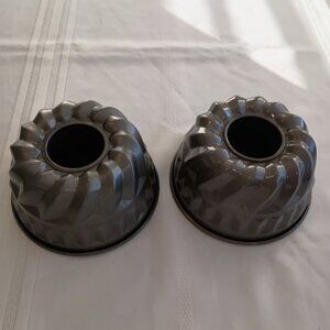 Set of 2 Kaiser Bundt or Jello Mold Pans made in Germany